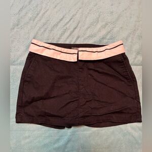 Wild Fable Black Mini Skort with White Trim